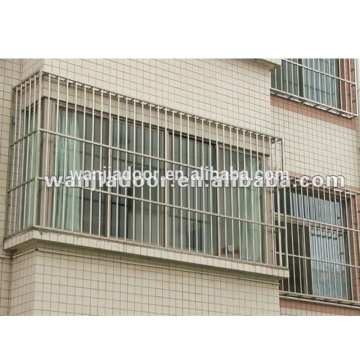 wanjia novo design segurança french window grill design